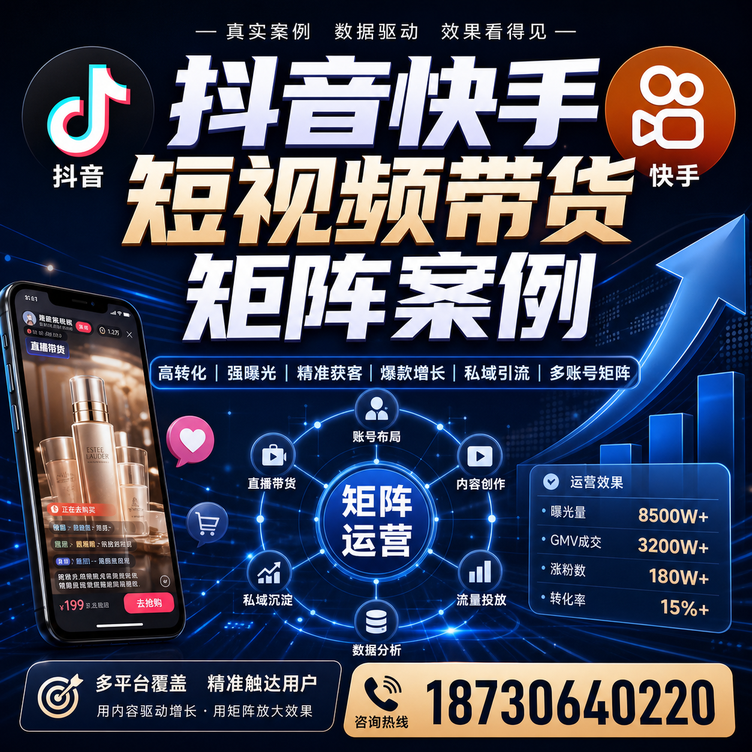娄底短视频带货团队多平台矩阵自动分发案例